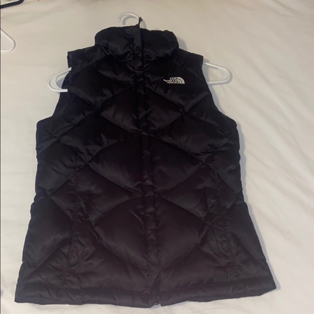 BLACK NORTH FACE WOMENS VEST